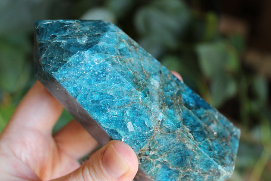 Blue apatite tower 1