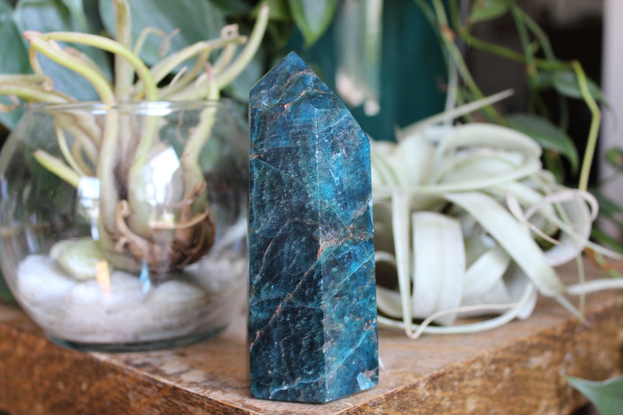 Blue apatite tower 3