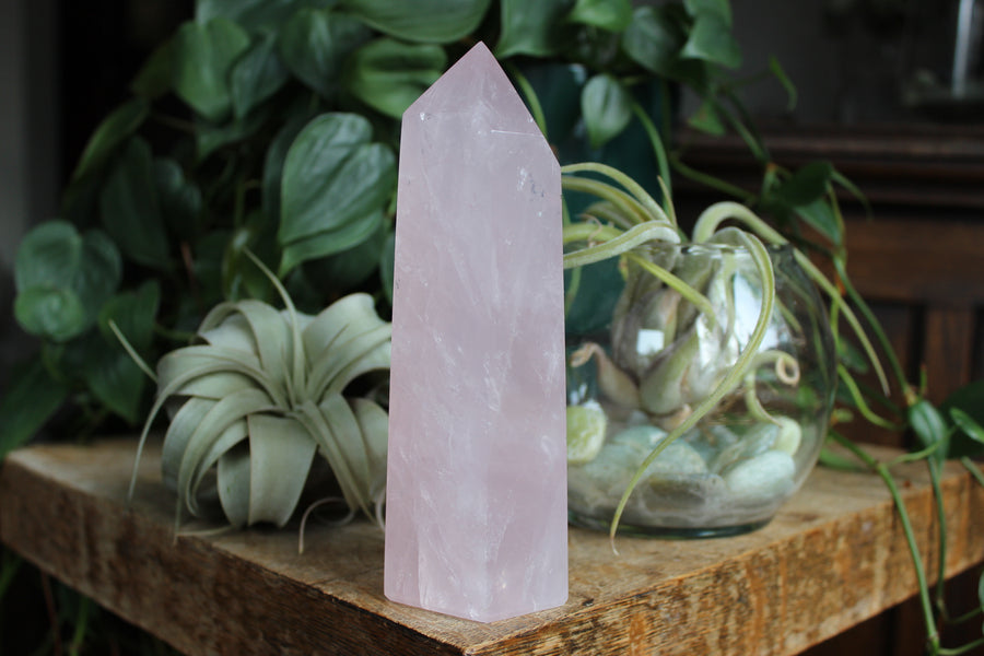 Rose quartz tower 10