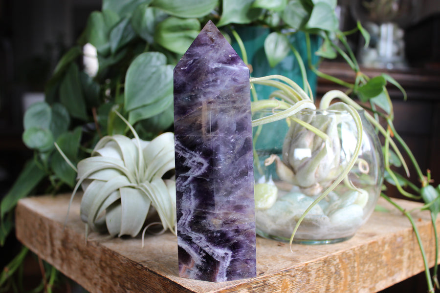 Chevron amethyst tower 6