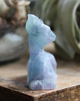 Hand carved fluorite deer 3