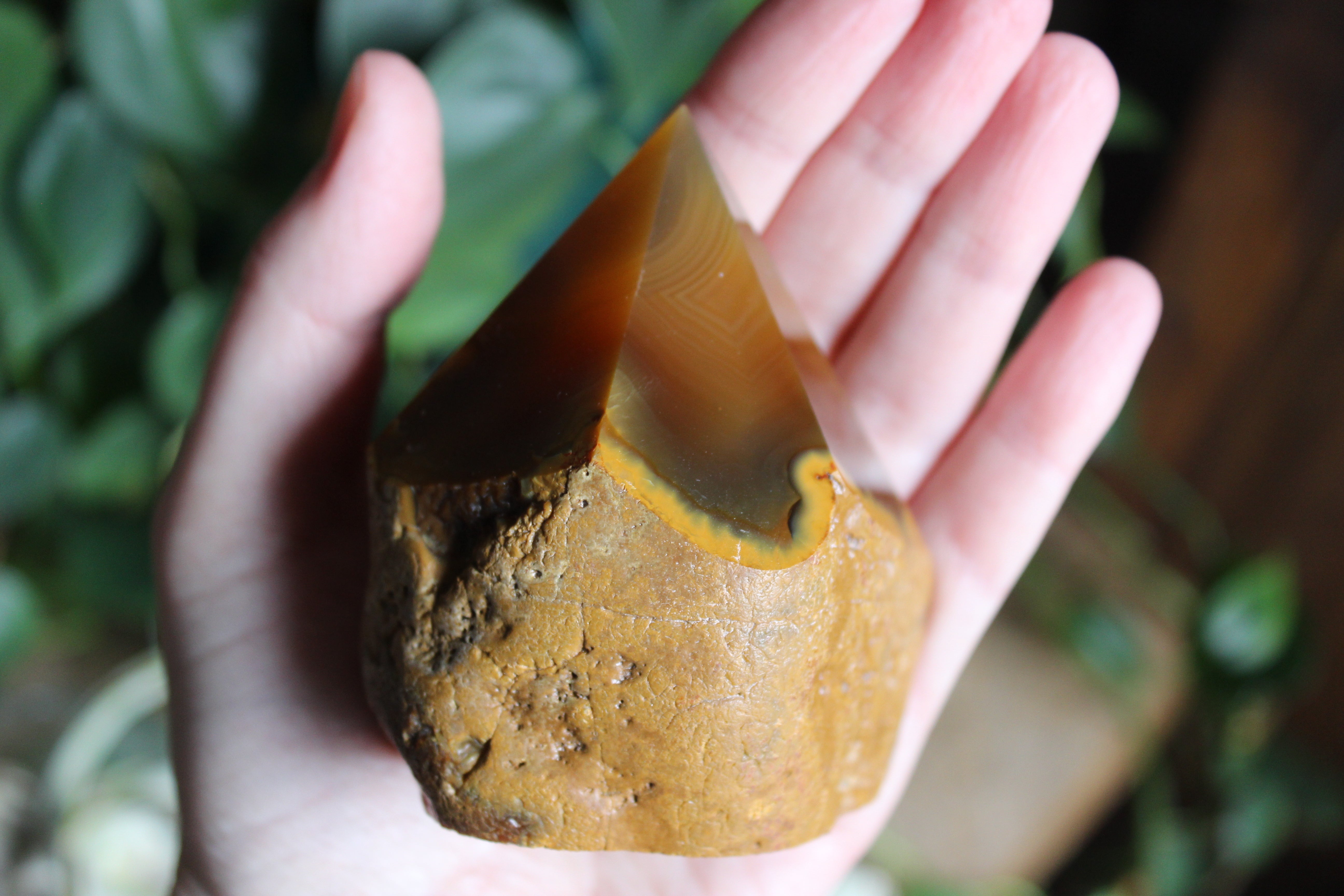 Semi polished carnelian tower 6