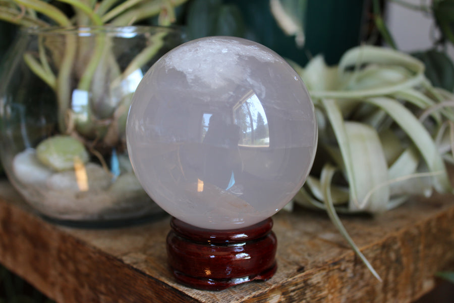 Girasol quartz sphere 2
