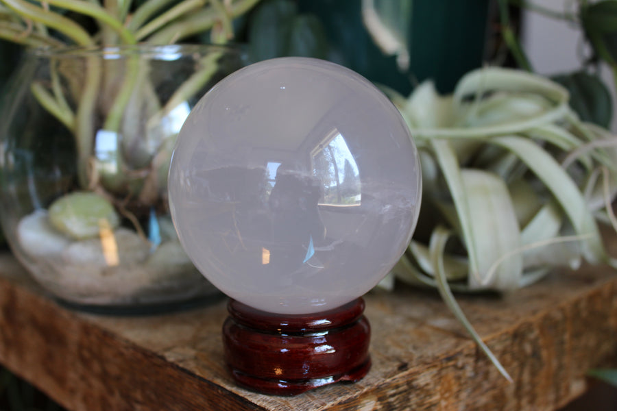 Girasol quartz sphere 2