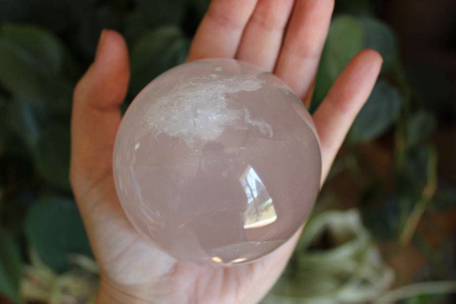 Girasol quartz sphere 2