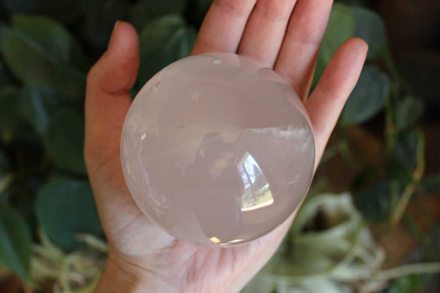 Girasol quartz sphere 2