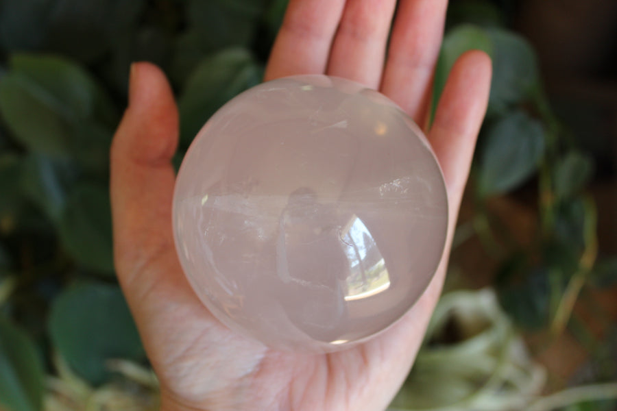 Girasol quartz sphere 2