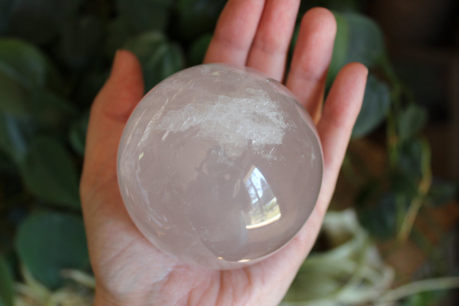 Girasol quartz sphere 2