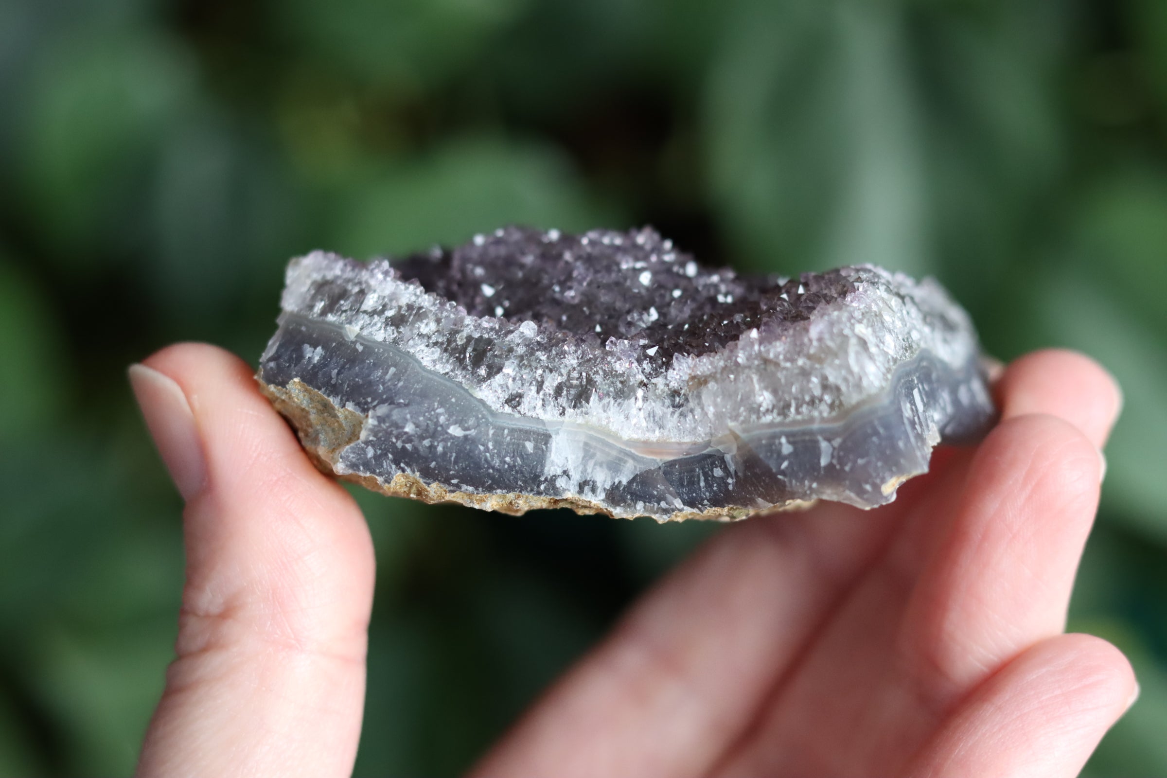 Rainbow amethyst cluster 28