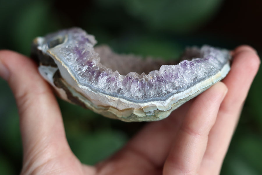 Rainbow amethyst cluster 30