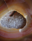 Carnelian geode heart 8