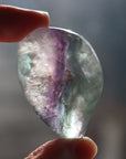 Large rainbow fluorite tumbled stone 8