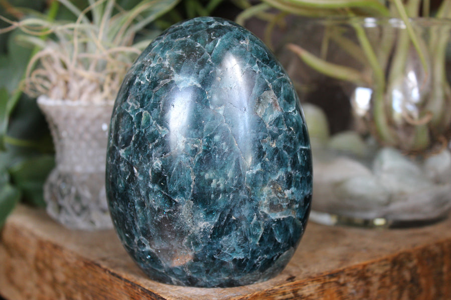 Green/teal apatite free form 6