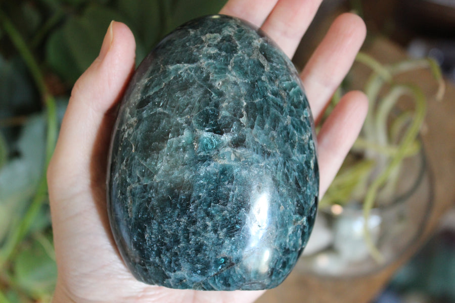 Green/teal apatite free form 6