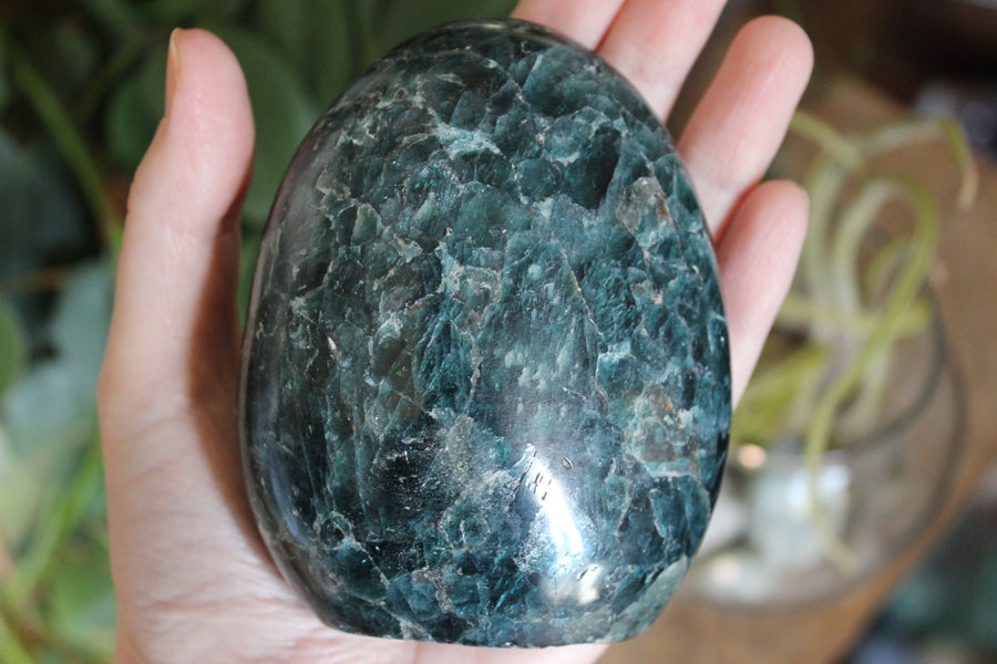 Green/teal apatite free form 6