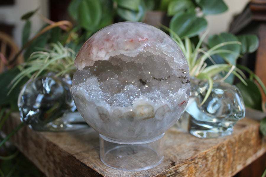 Amethyst geode sphere 13