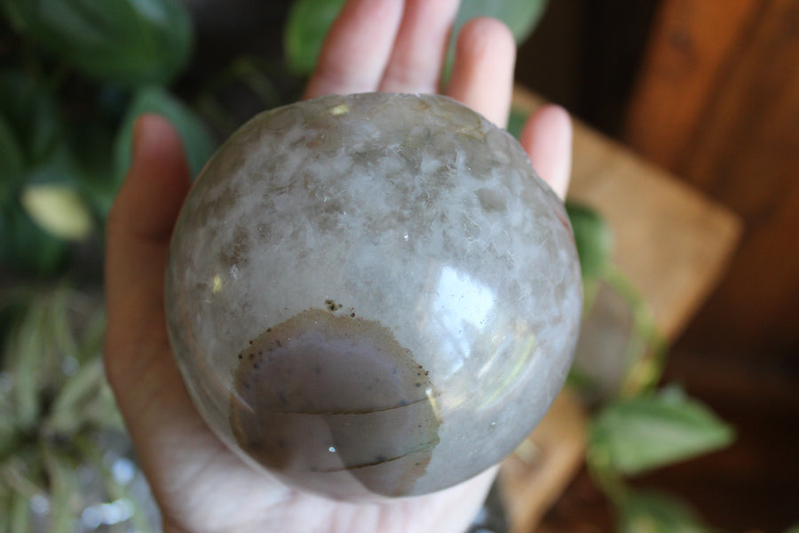 Amethyst geode sphere 13