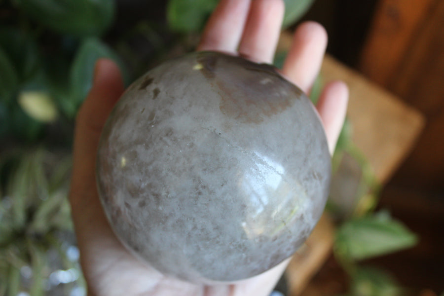 Amethyst geode sphere 13