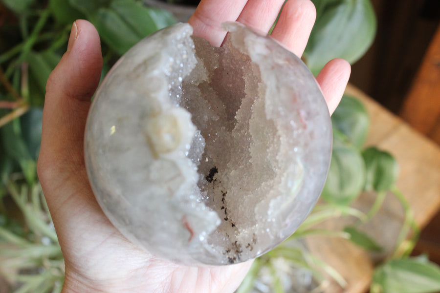 Amethyst geode sphere 13