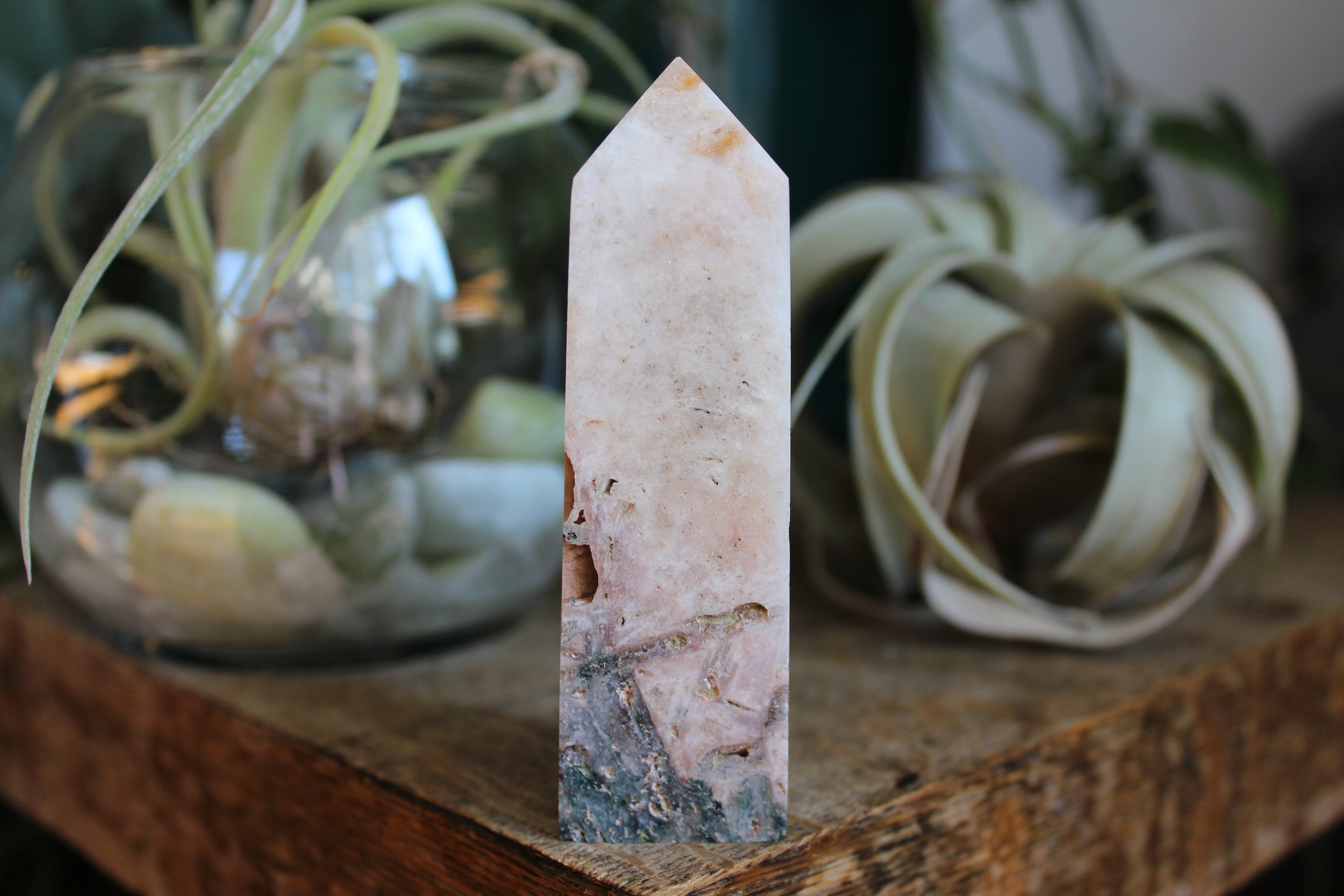 Pink amethyst tower 1