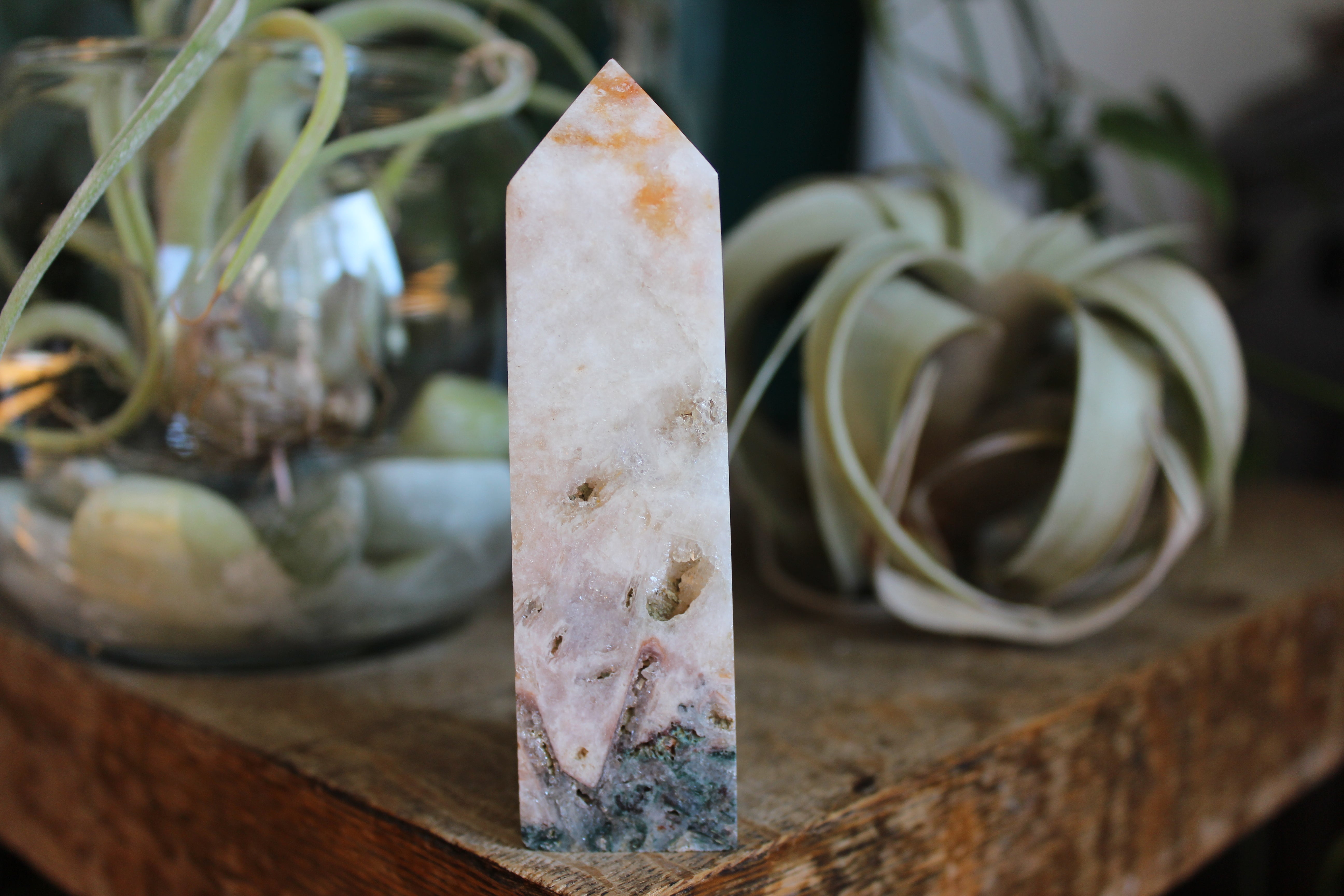 Pink amethyst tower 1