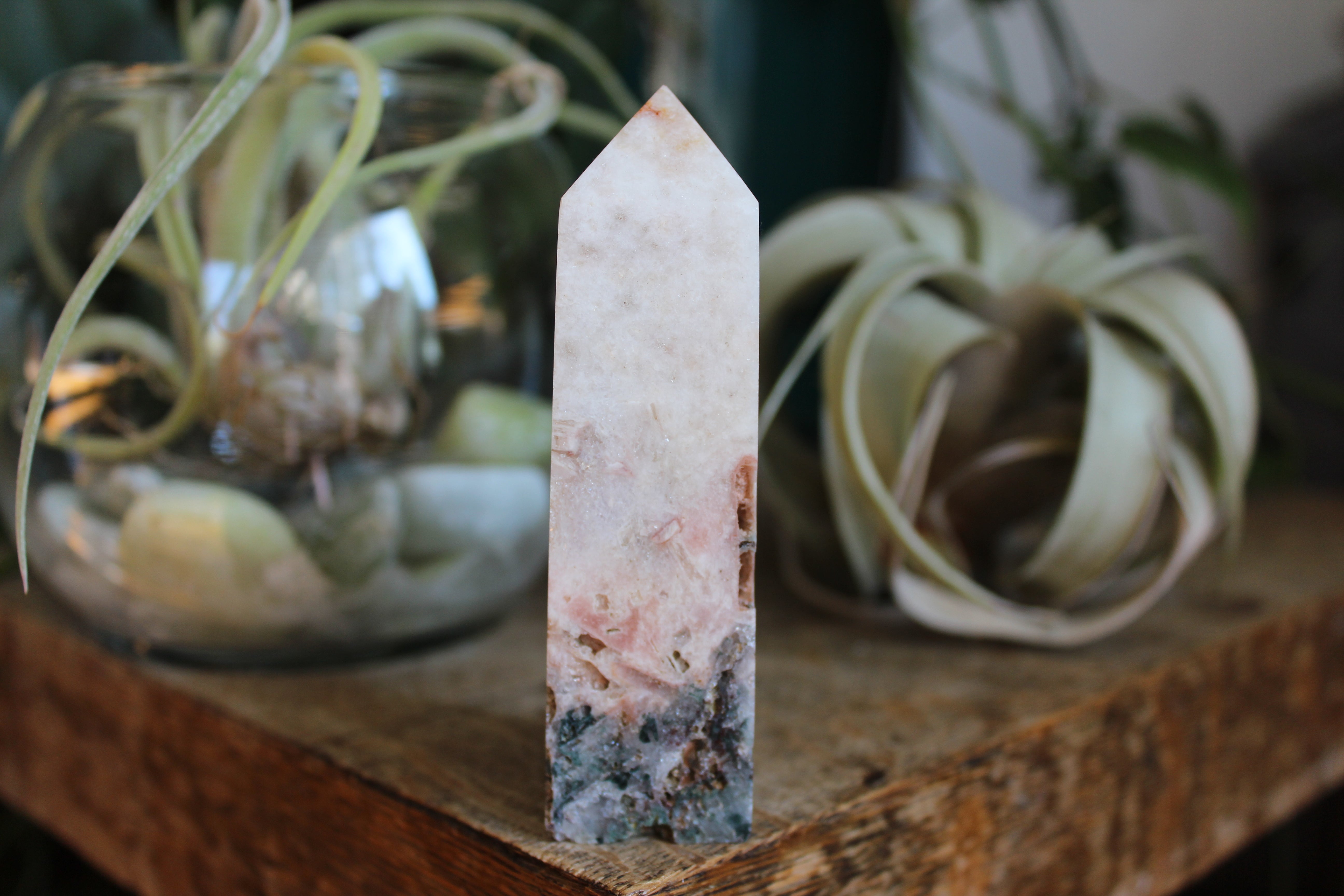 Pink amethyst tower 1