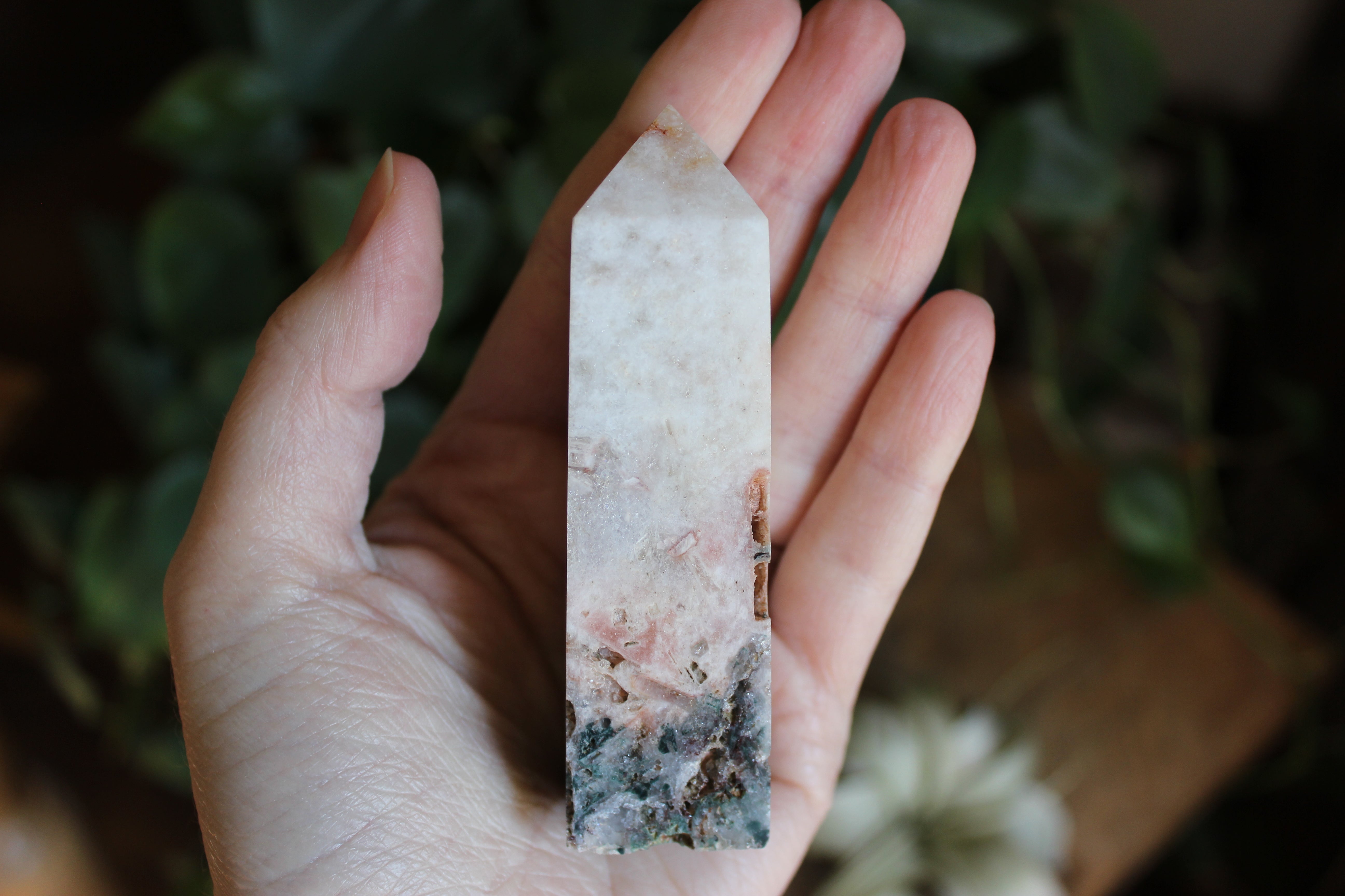 Pink amethyst tower 1