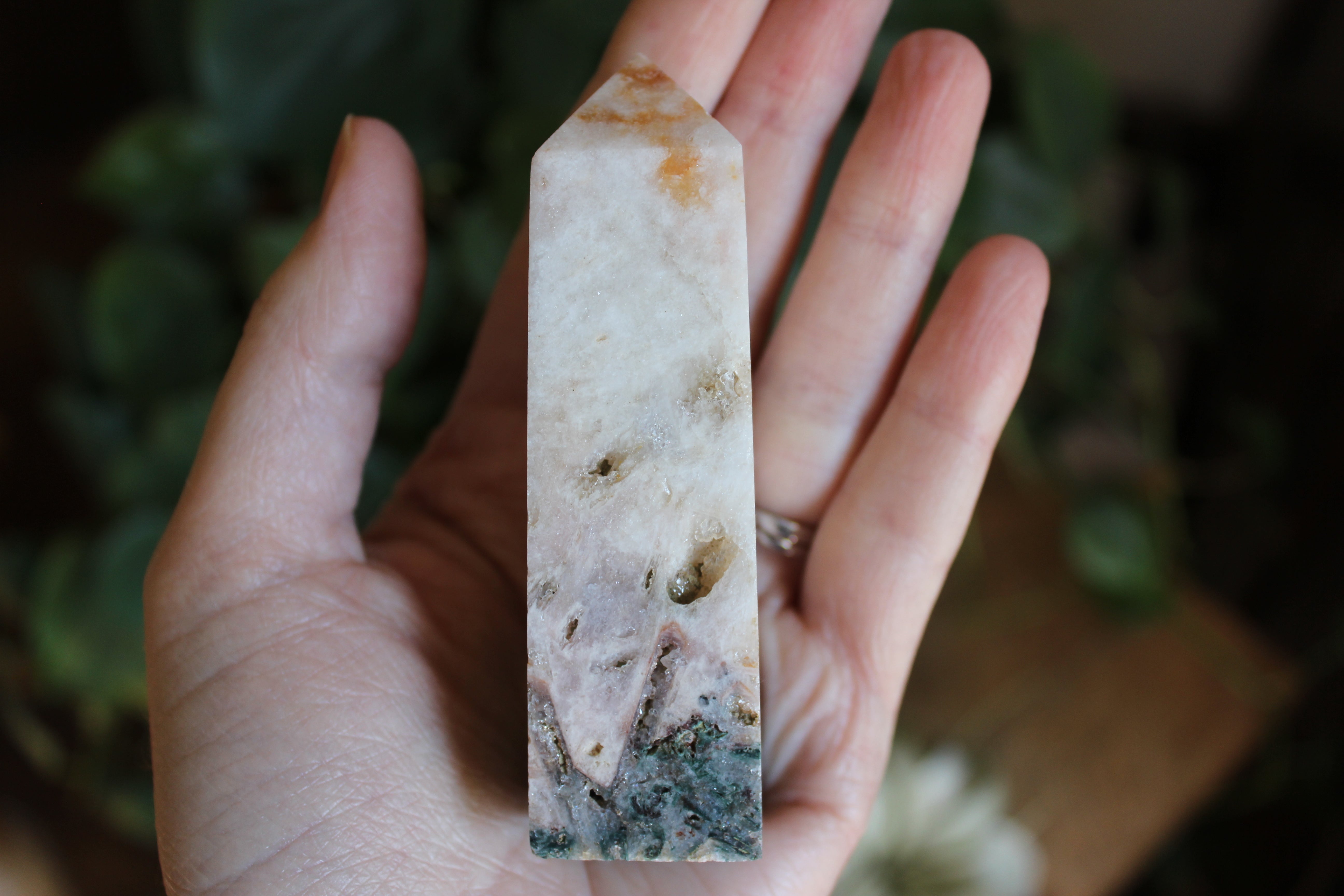 Pink amethyst tower 1