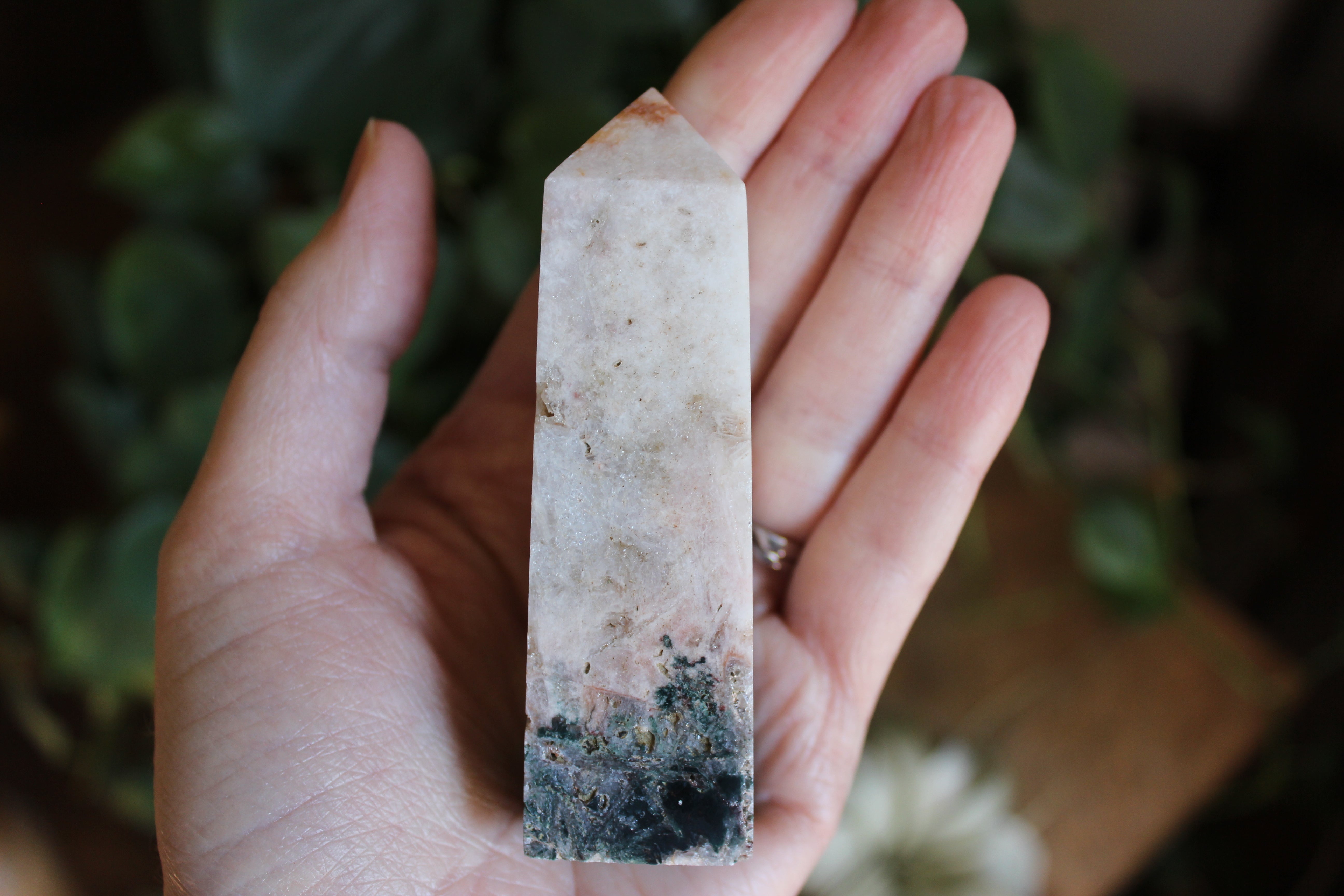 Pink amethyst tower 1