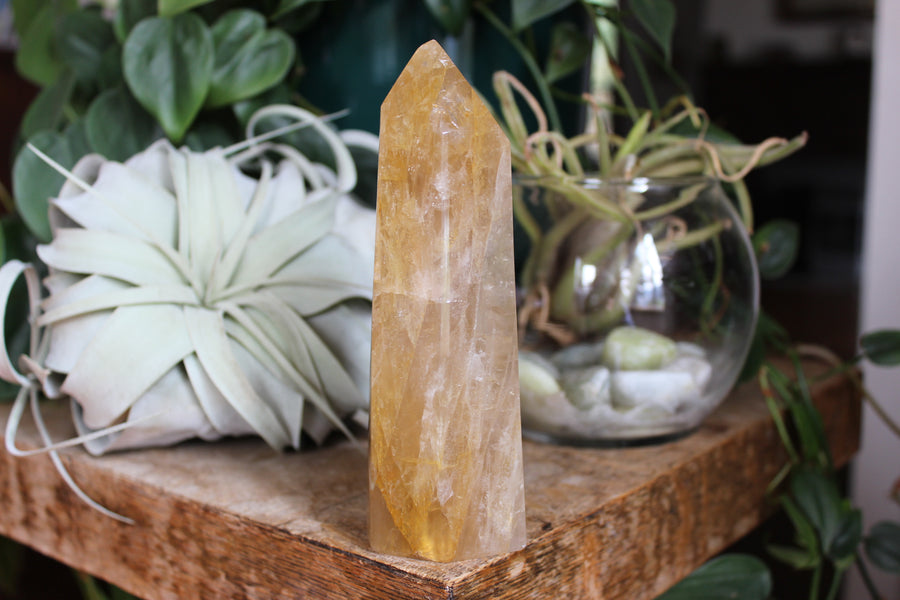 Golden healer/Yellow hematoid quartz tower 5