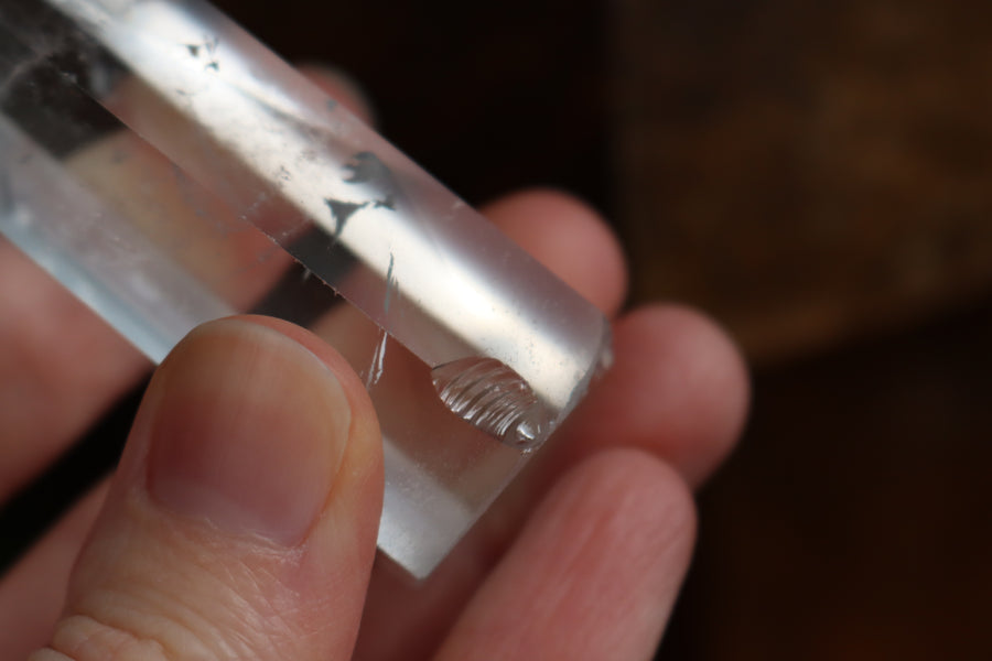 Clear quartz tower 1