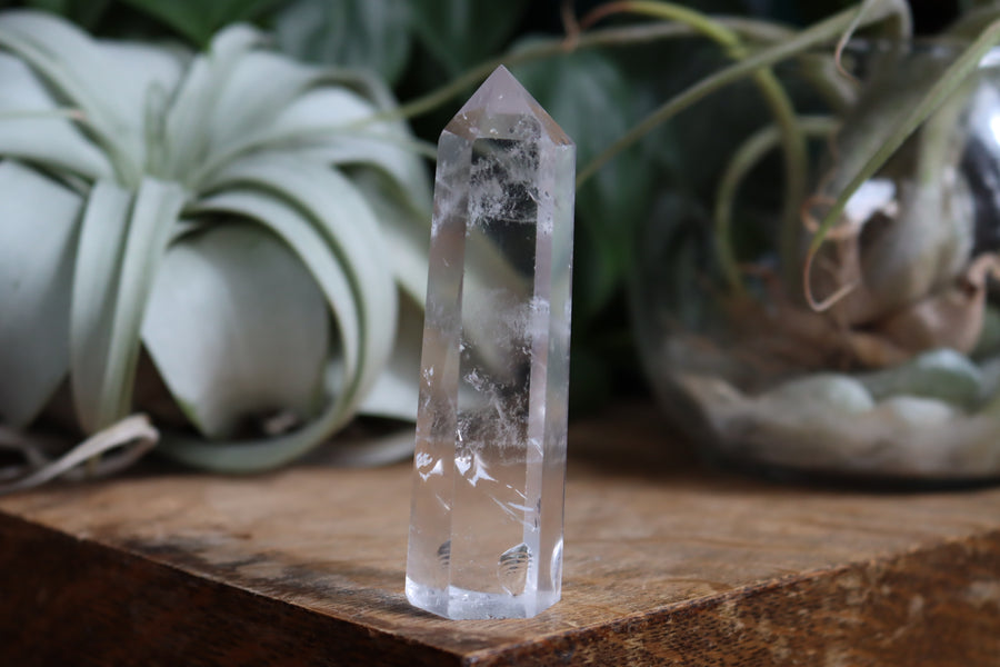 Clear quartz tower 1