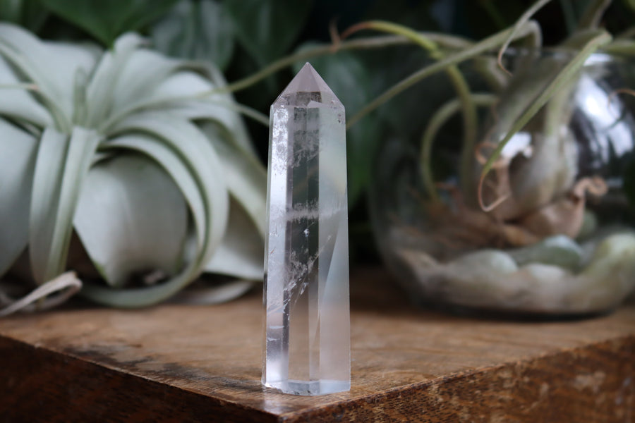 Clear quartz tower 1