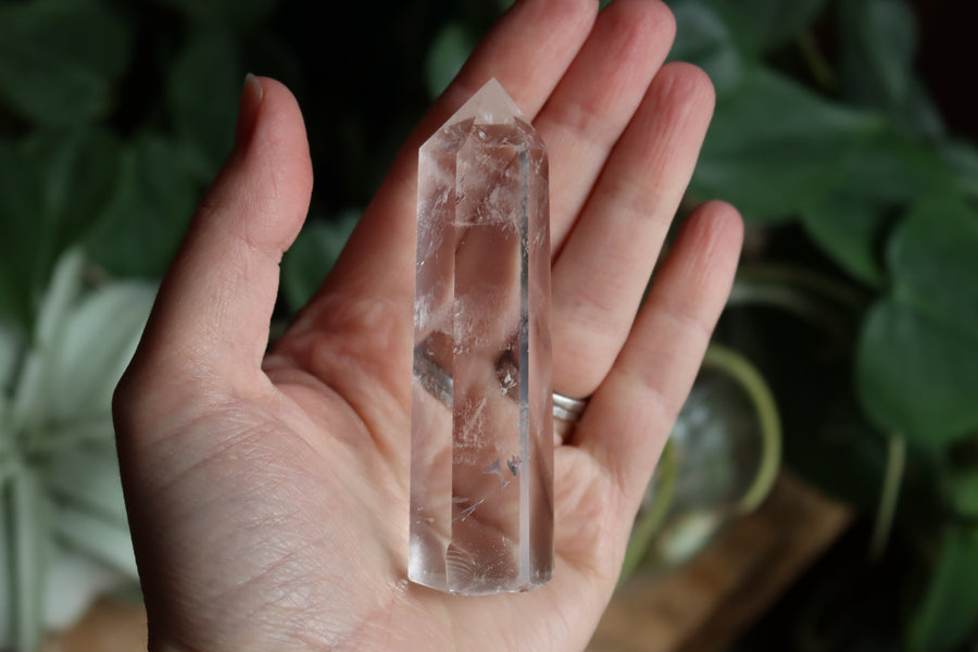 Clear quartz tower 1