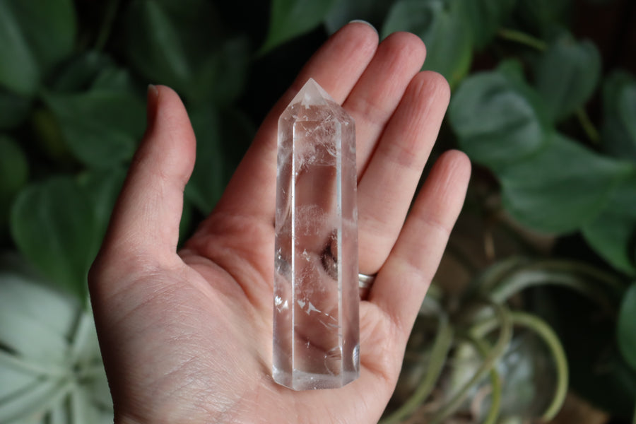 Clear quartz tower 1