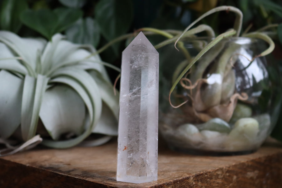 Clear quartz tower 6