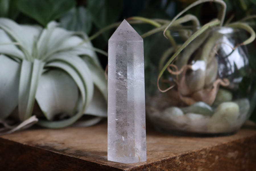 Clear quartz tower 6