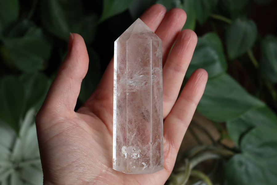 Clear quartz tower 6