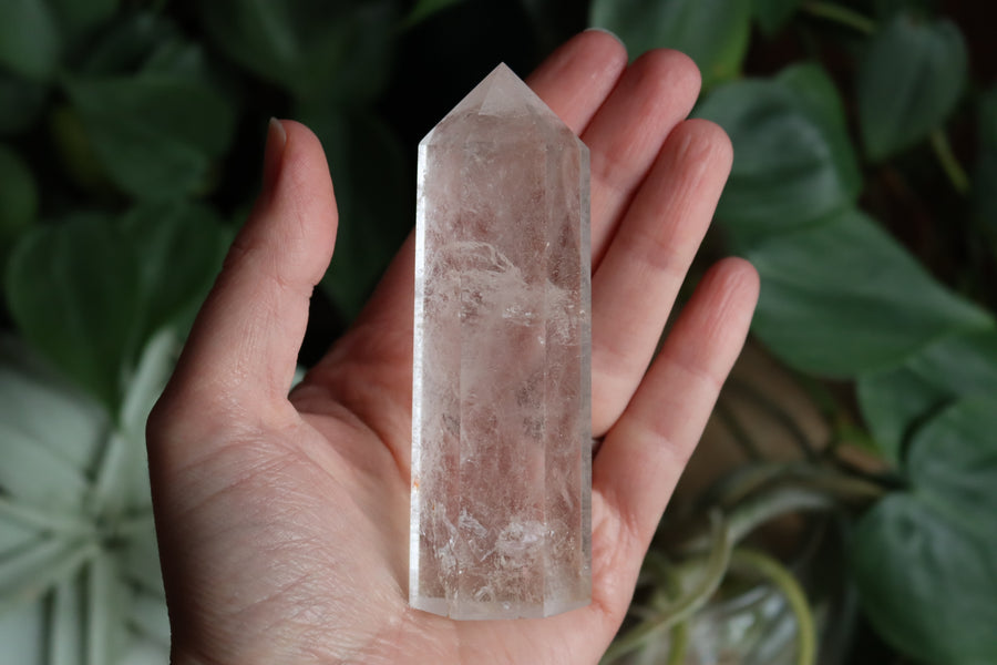 Clear quartz tower 6
