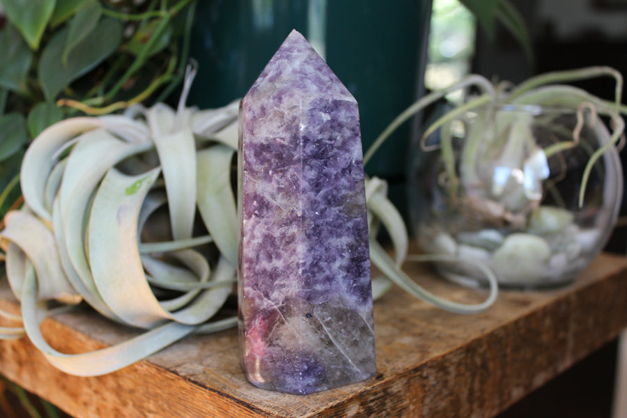 Lepidolite tower 1 sale