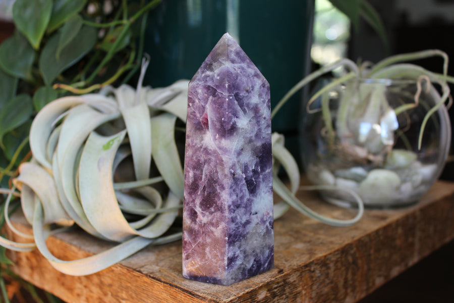 Lepidolite tower 1 sale