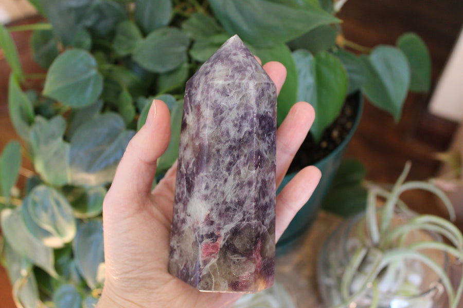 Lepidolite tower 1 sale