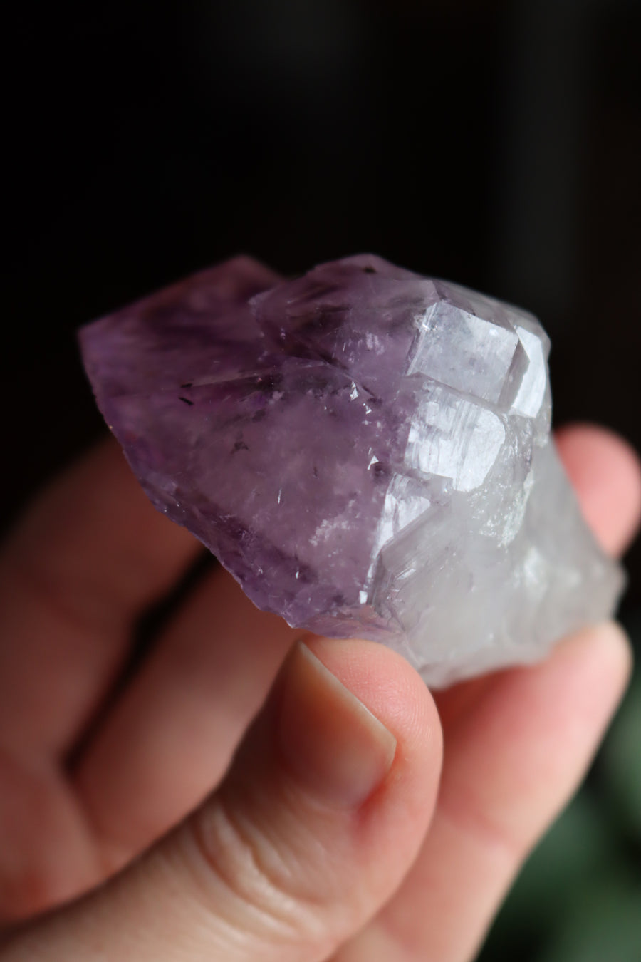 Natural/raw amethyst point 2