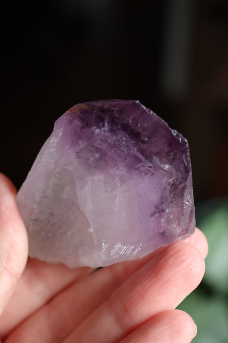 Natural/raw amethyst point 2