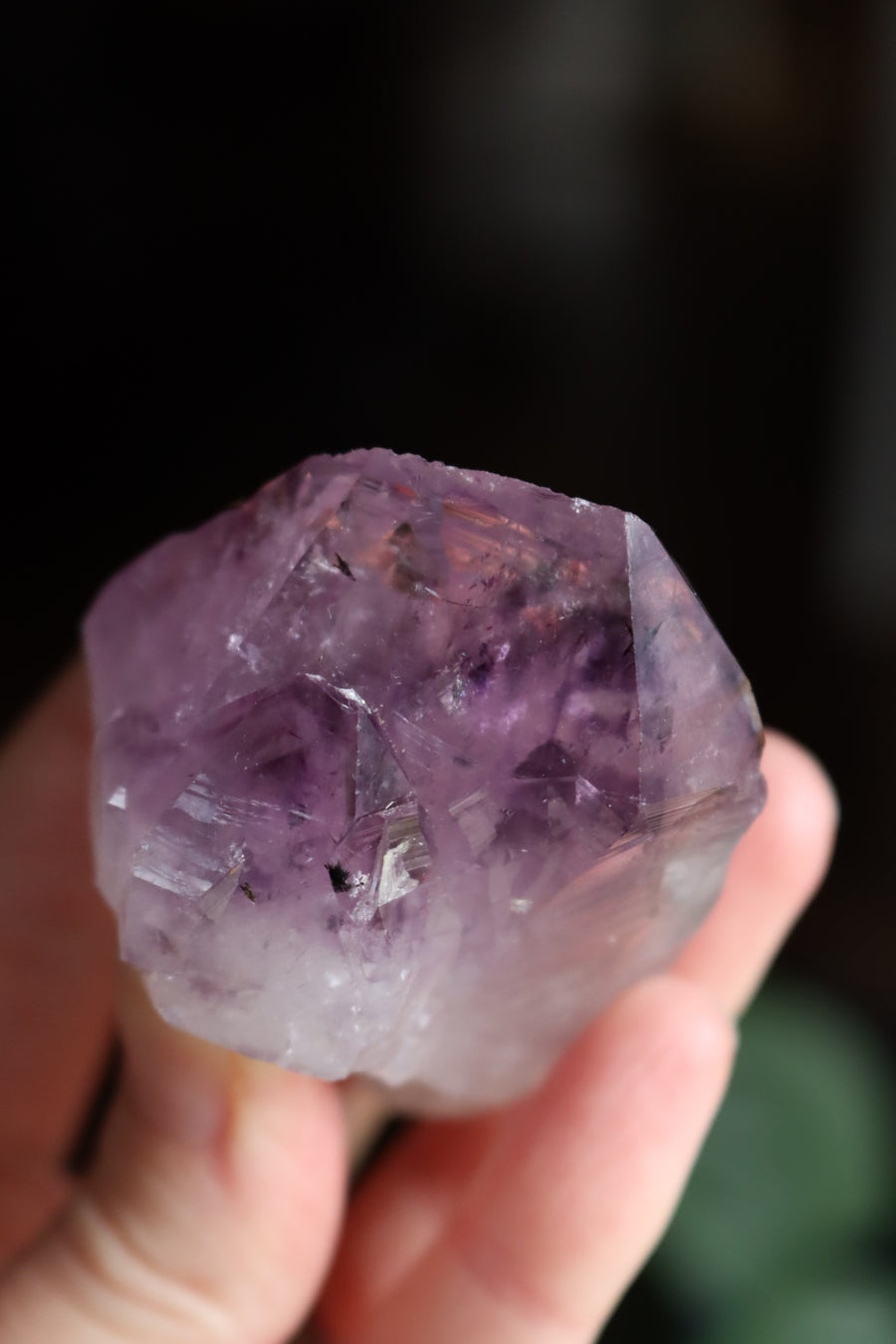 Natural/raw amethyst point 2