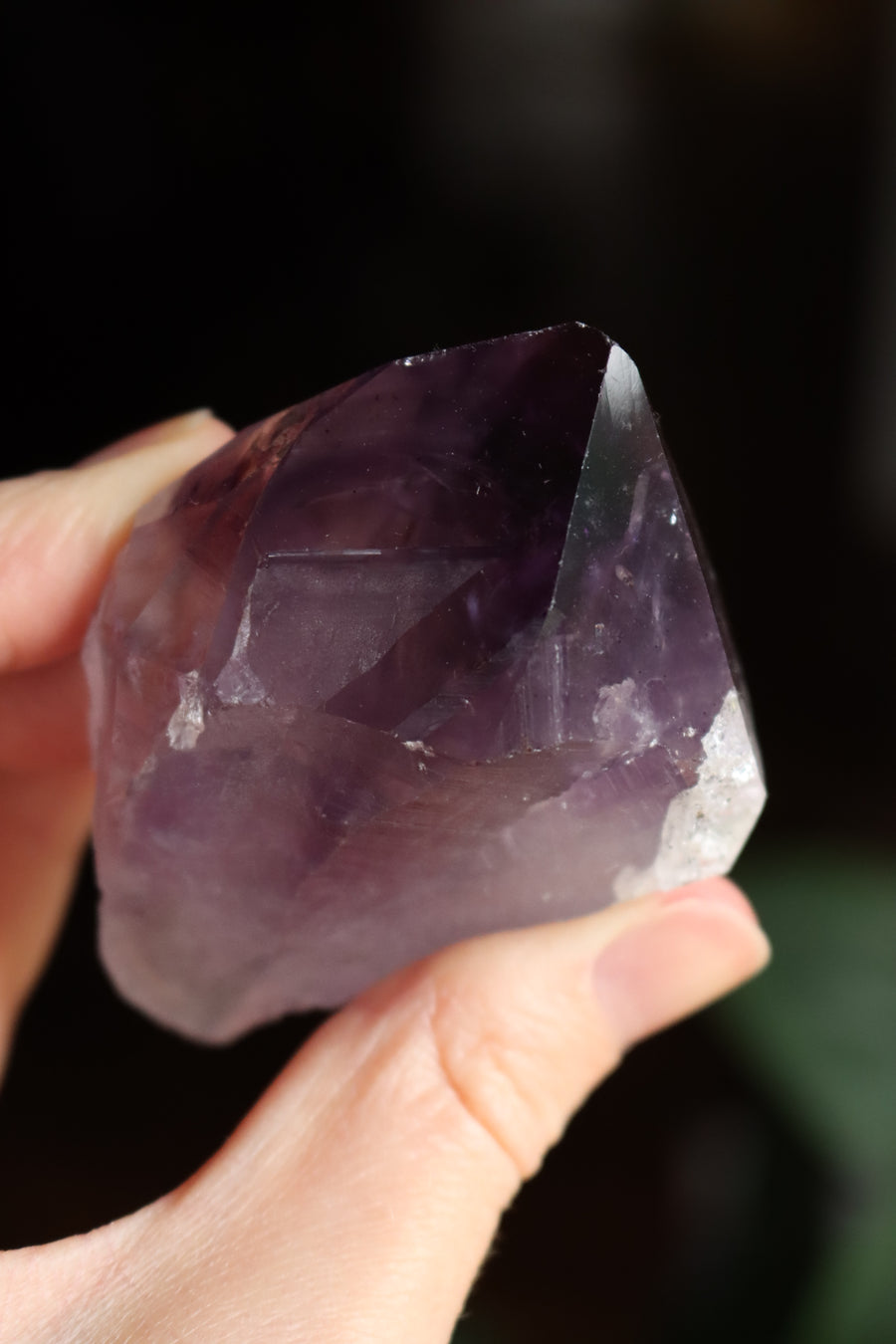 Natural/raw amethyst point 3