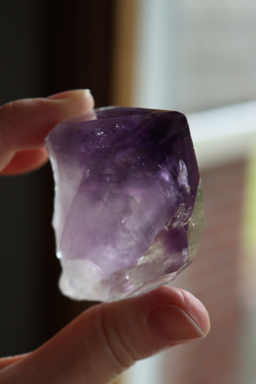 Natural/raw amethyst point 3
