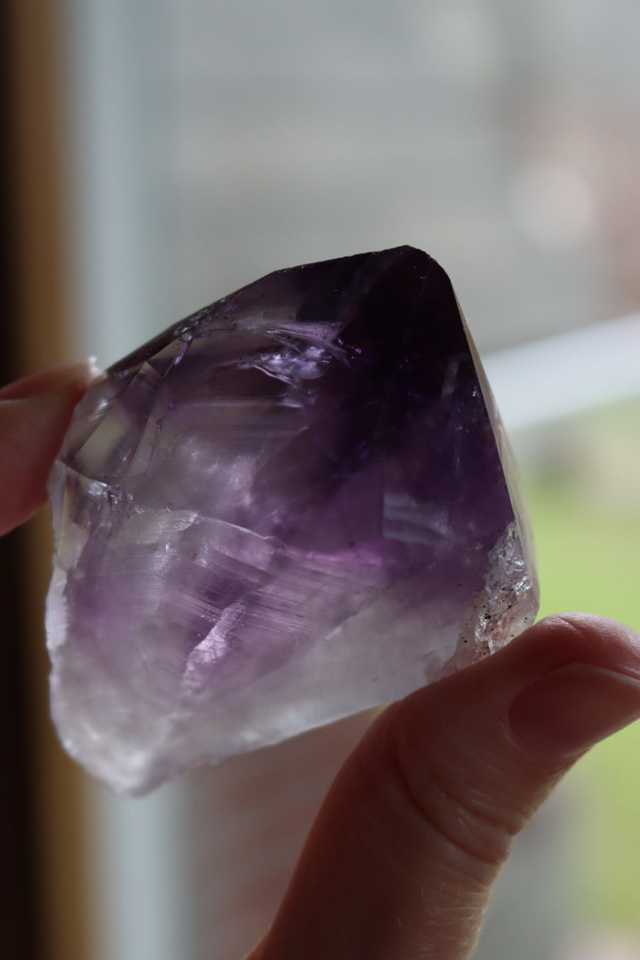 Natural/raw amethyst point 3