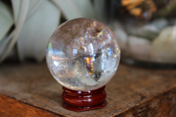 Clear quartz sphere 1