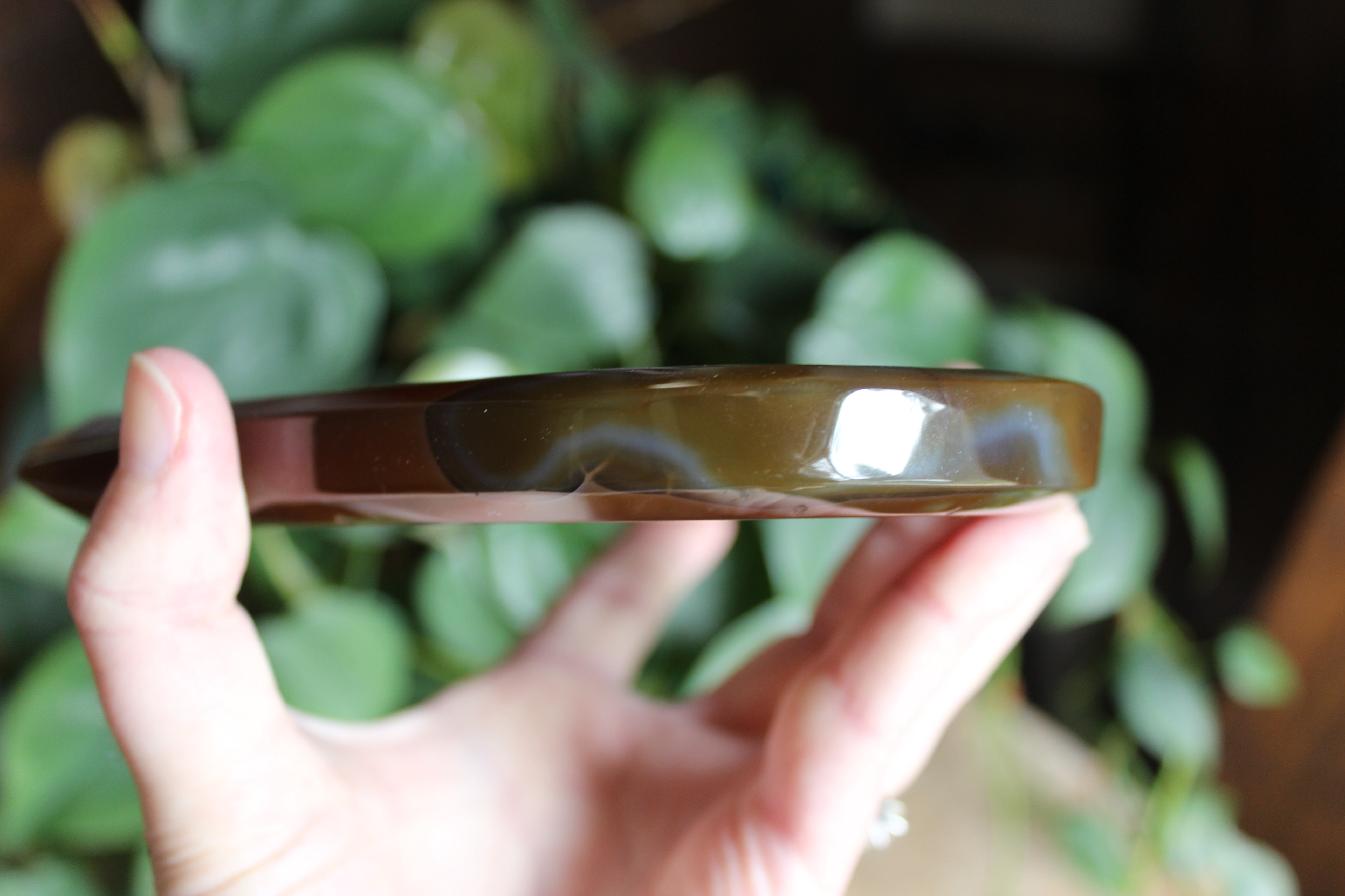 Carnelian geode heart 4